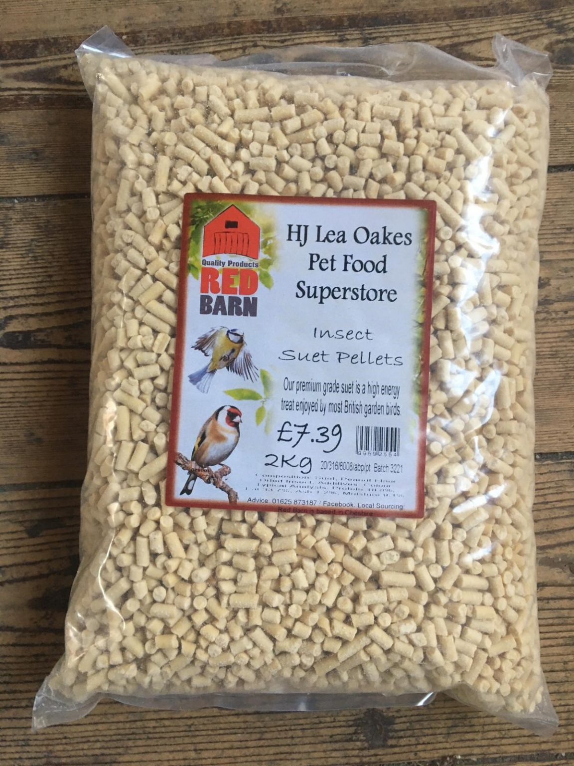 Suet Pellets Insect 2kg HJ Lea Oakes